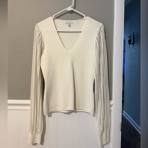 Reiss Cream Knit Top